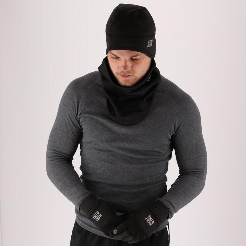 Heatkeeper - Gants de sport thermiques pour hommes - Noir - 1 paire - Gants