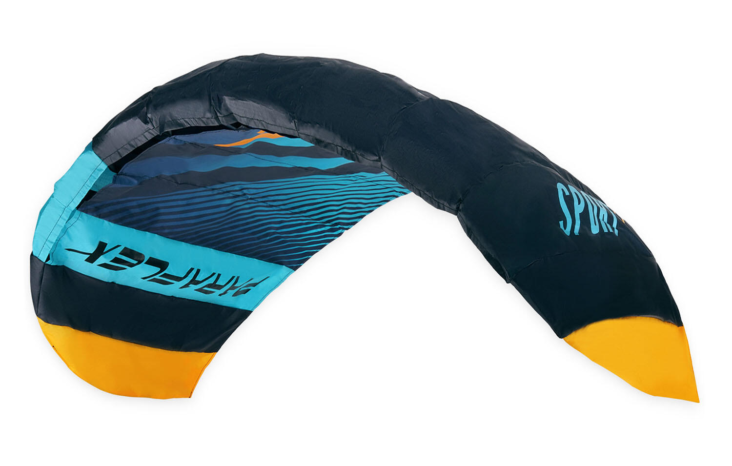 WOLKENSTÜRMER Lenkmatte Paraflex Sport 1.7 (türkis) - flugfertig ink. Schnüre, Lenkbar & Leash