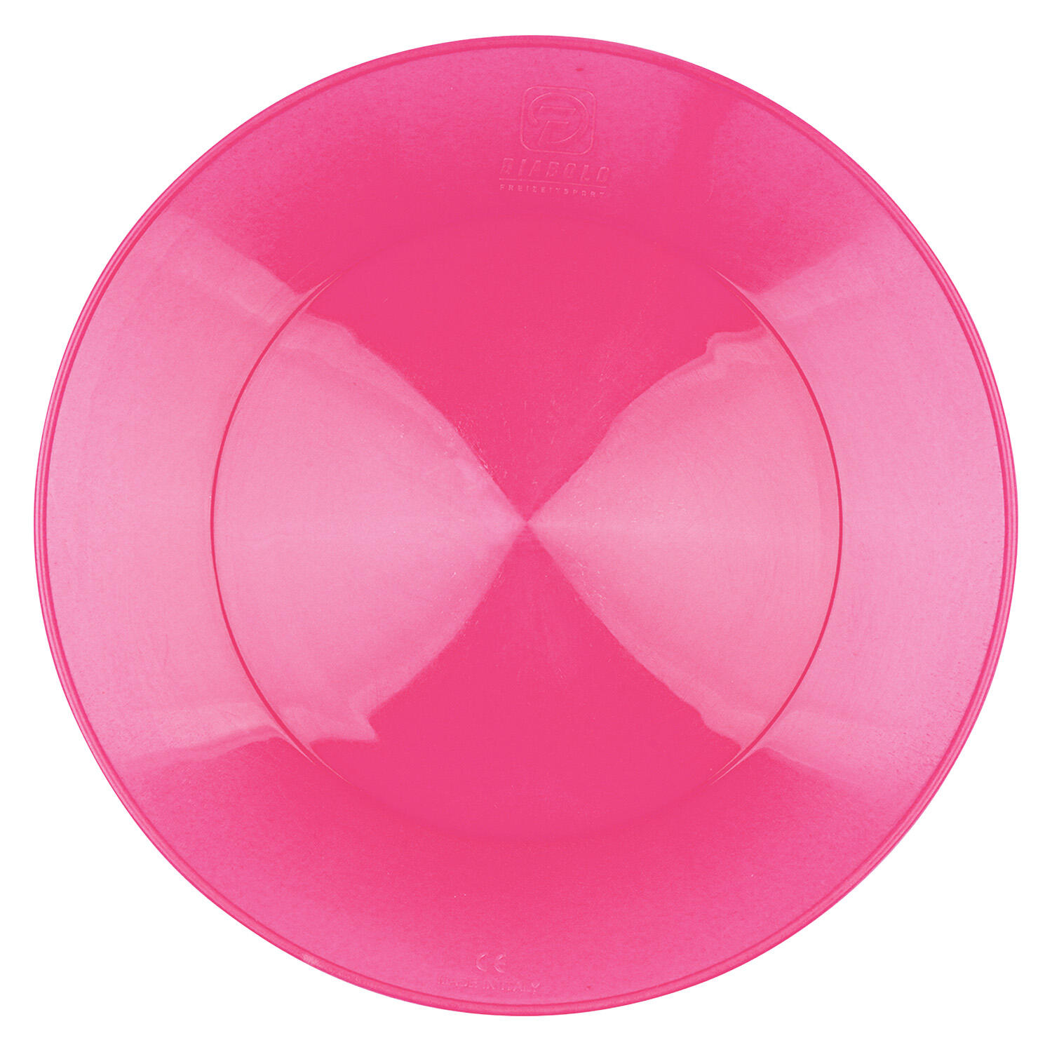 Jonglierteller (uv pink) im Set mit teilbarem Kunststoffstab, 23cm, UV reaktiv 4/7