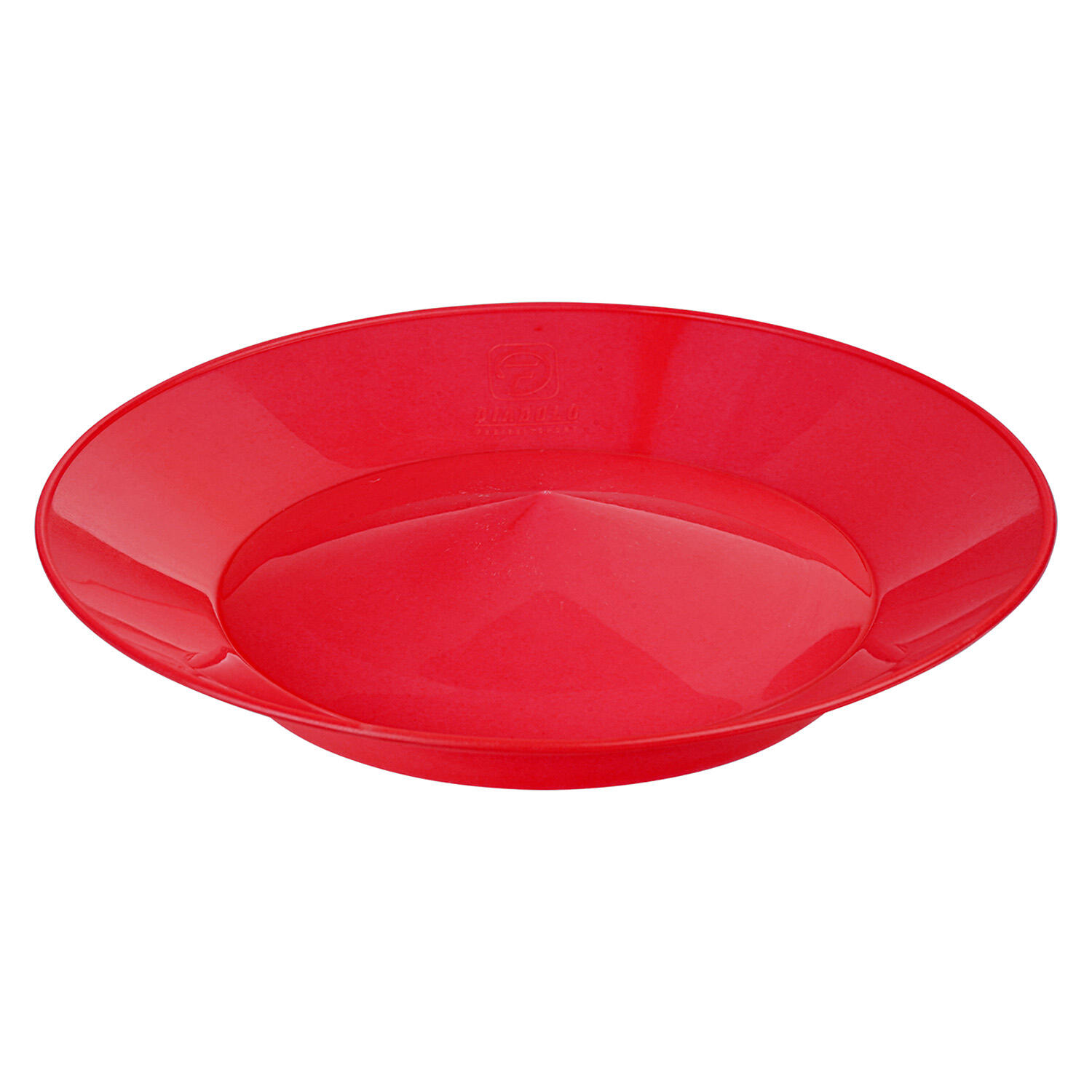 Jonglierteller (rot) im Set mit teilbarem Kunststoffstab, 23cm, UV reaktiv 4/7