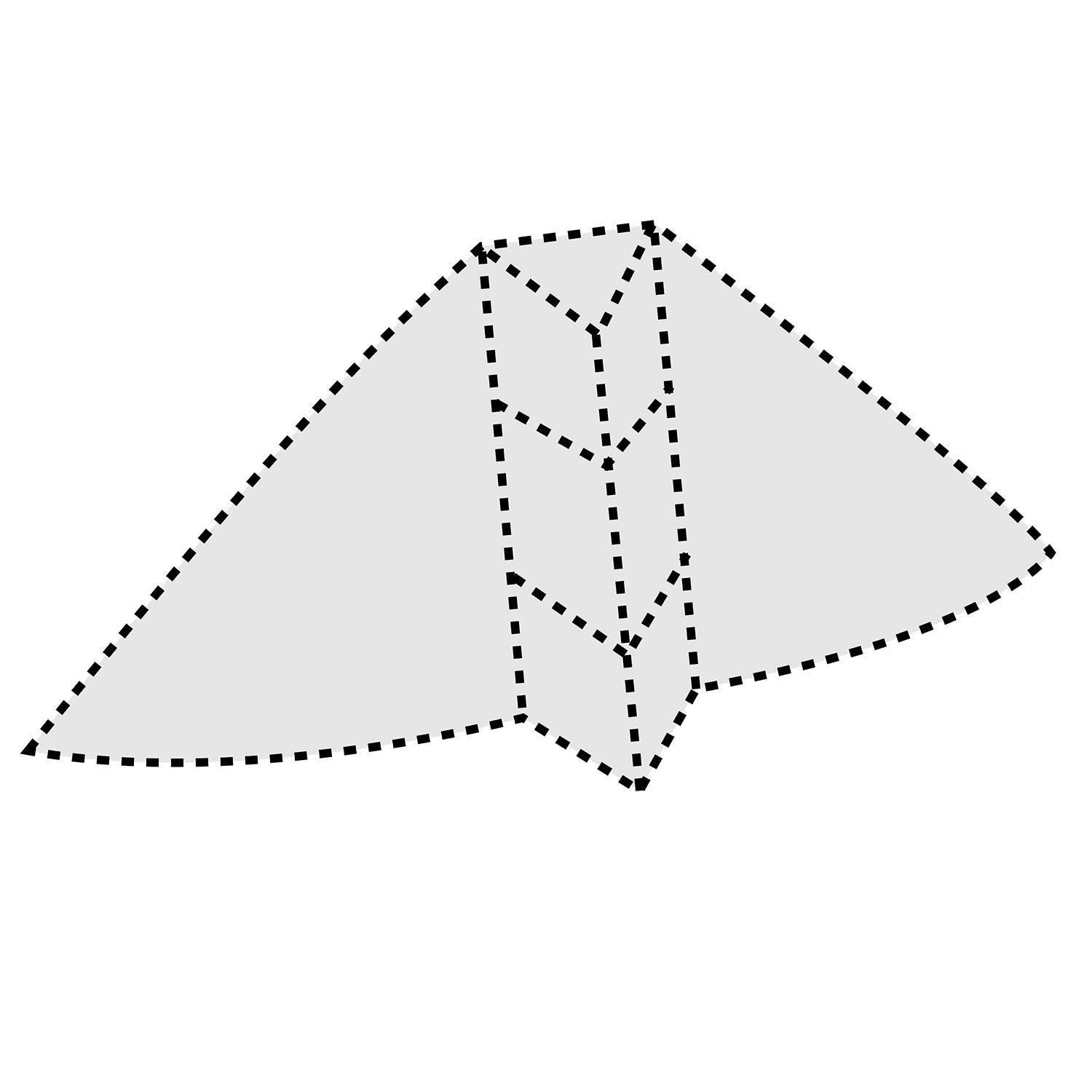 WOLKENSTÜRMER Kinderdrachen Delta Conyne Bausatz zum Basteln (DIY) - flugfertig inkl. Schnur