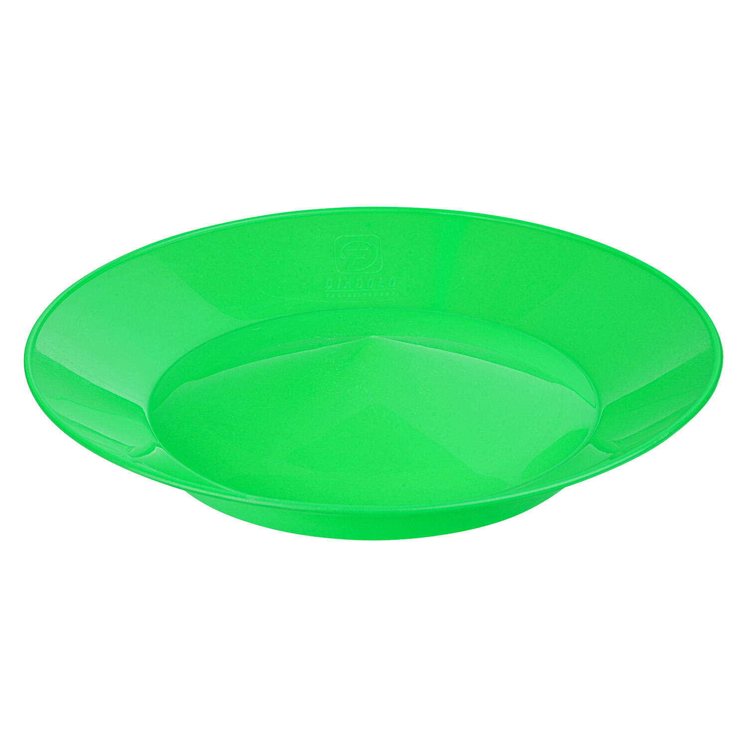 Jonglierteller (uv grün) im Set mit teilbarem Kunststoffstab, 23cm, UV reaktiv 5/7