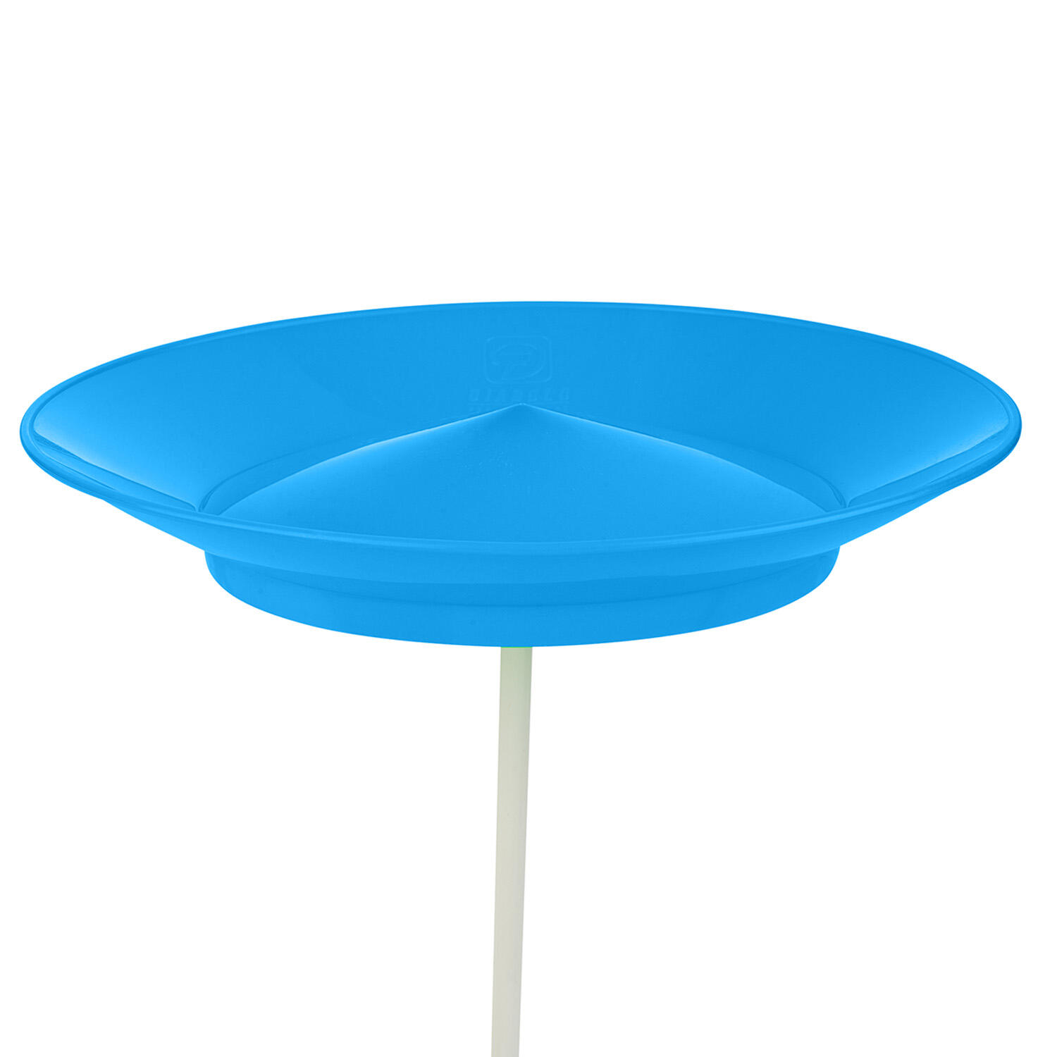Jonglierteller (uv blau) im Set mit teilbarem Kunststoffstab, 23cm, UV reaktiv 7/7