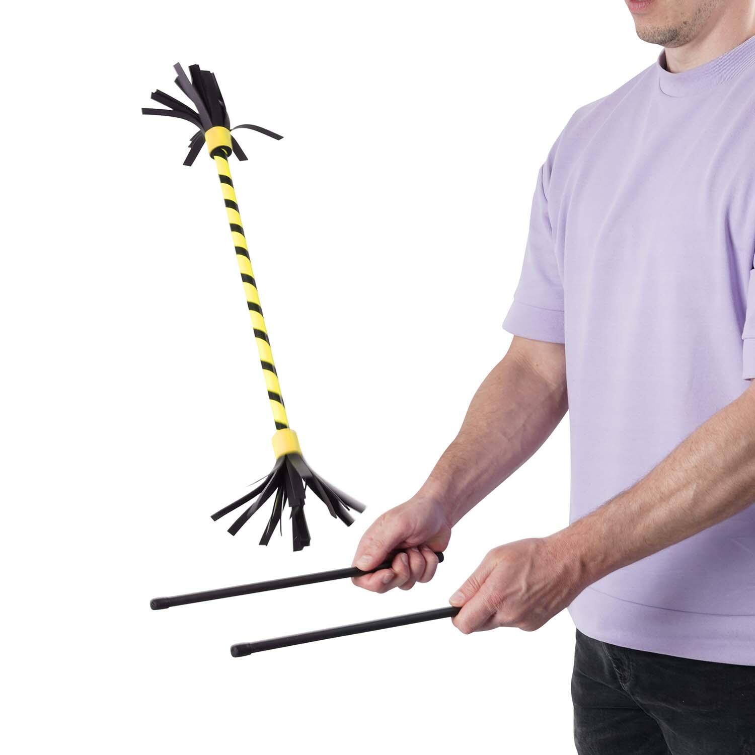 Flowerstick Basic (uv gelb) mit Kunststoffkern & Fiberglas-Handstäben 6/7
