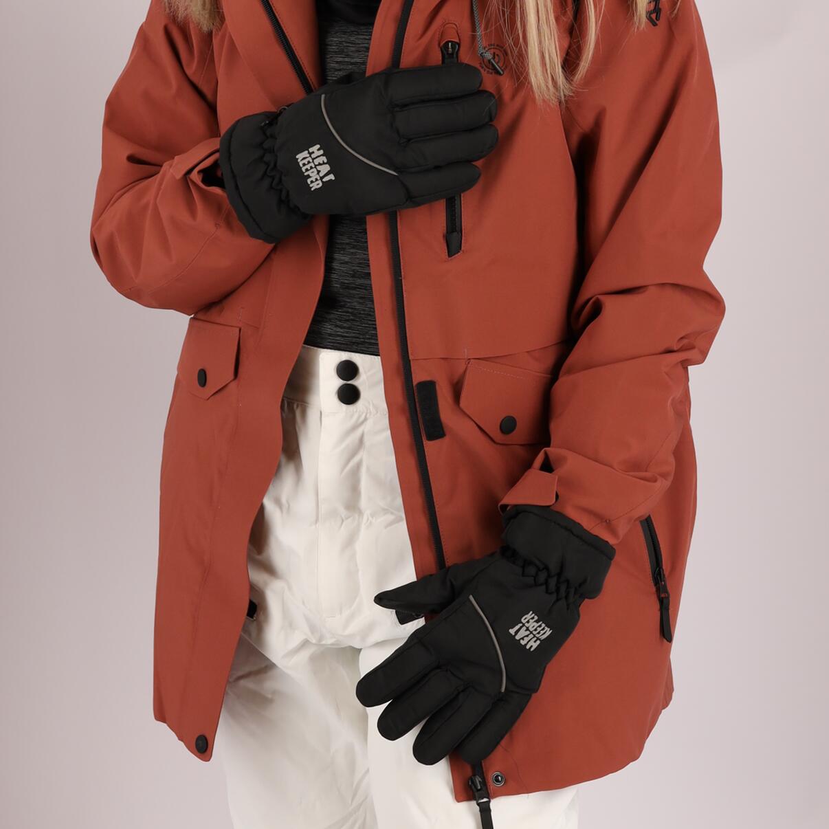 Heatkeeper - Gants de ski femme - Noir - 1 paire - Gants d'hiver pour femme 2/7