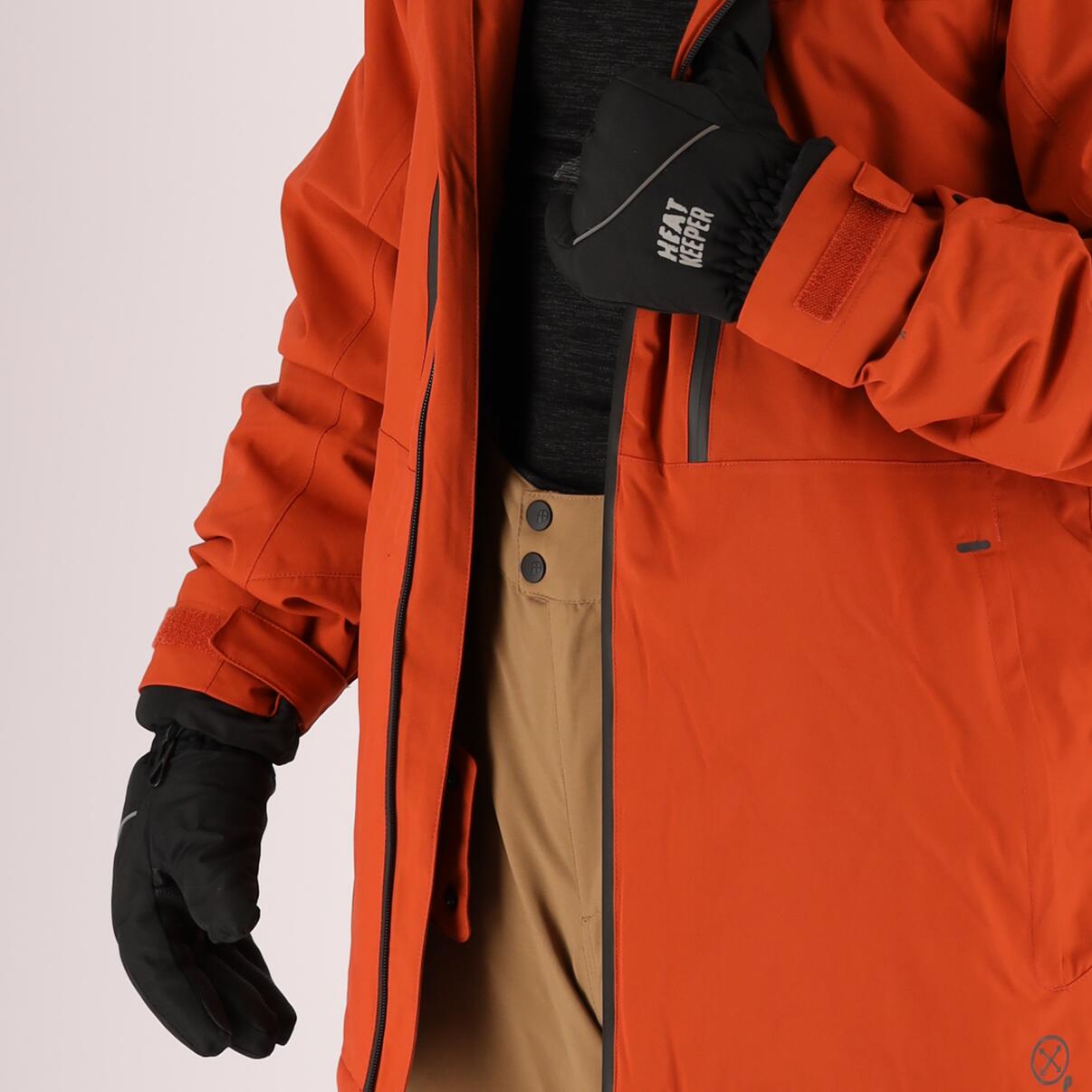 Heatkeeper - Ski handschoenen heren - Zwart - 2-Paar 2/7