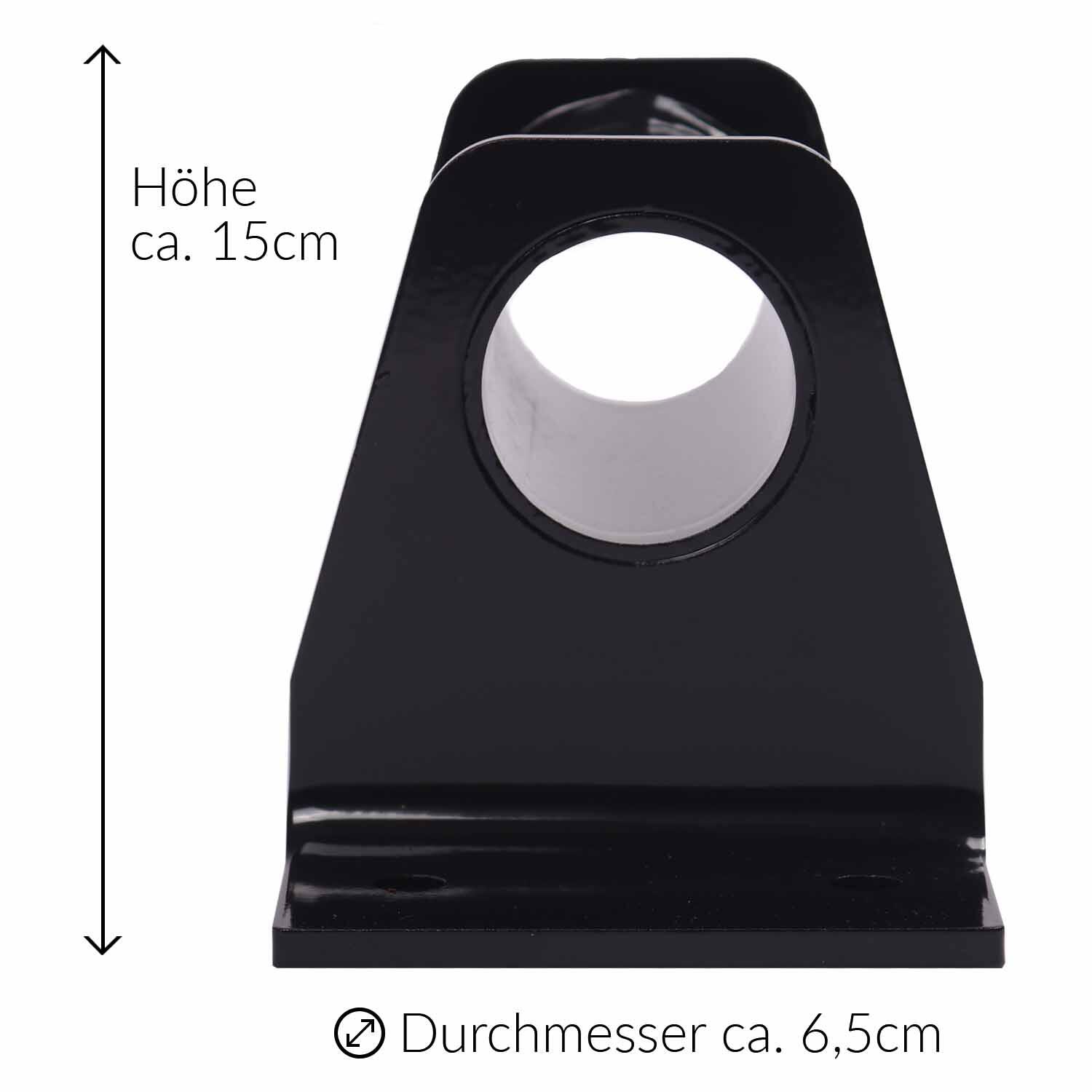 Vertikaltuch 8m (rot) mit Deckenhalterung (schwarz) und Transportbeutel 7/7