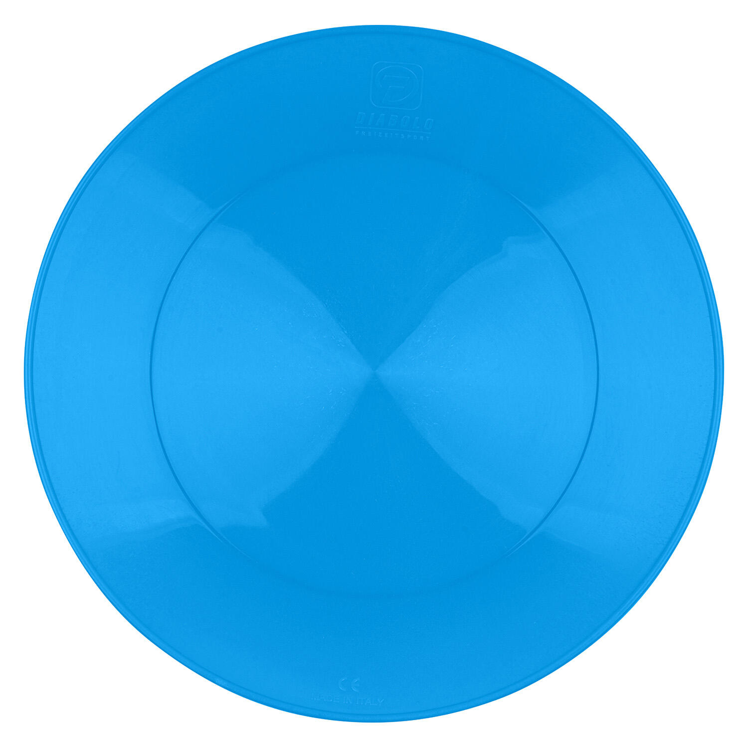 Jonglierteller (uv blau) im Set mit teilbarem Kunststoffstab, 23cm, UV reaktiv 4/7