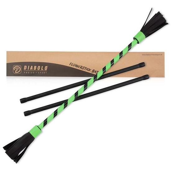 Flowerstick Basic (uv grün) mit Kunststoffkern & Fiberglas-Handstäben