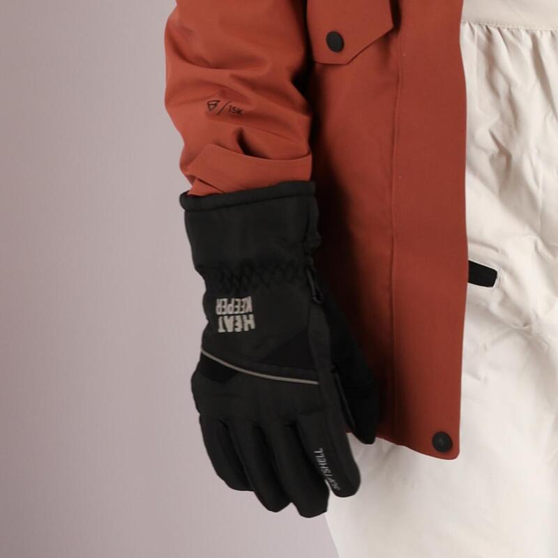 Heatkeeper - Gants de ski femme pro - Noir - 1 paire - Gants femme