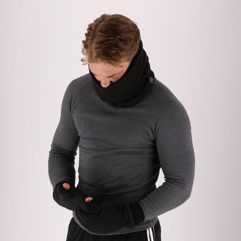 Heatkeeper - Thermo heren thinsulatie fleece handschoenen - Zwart - 1-Paar