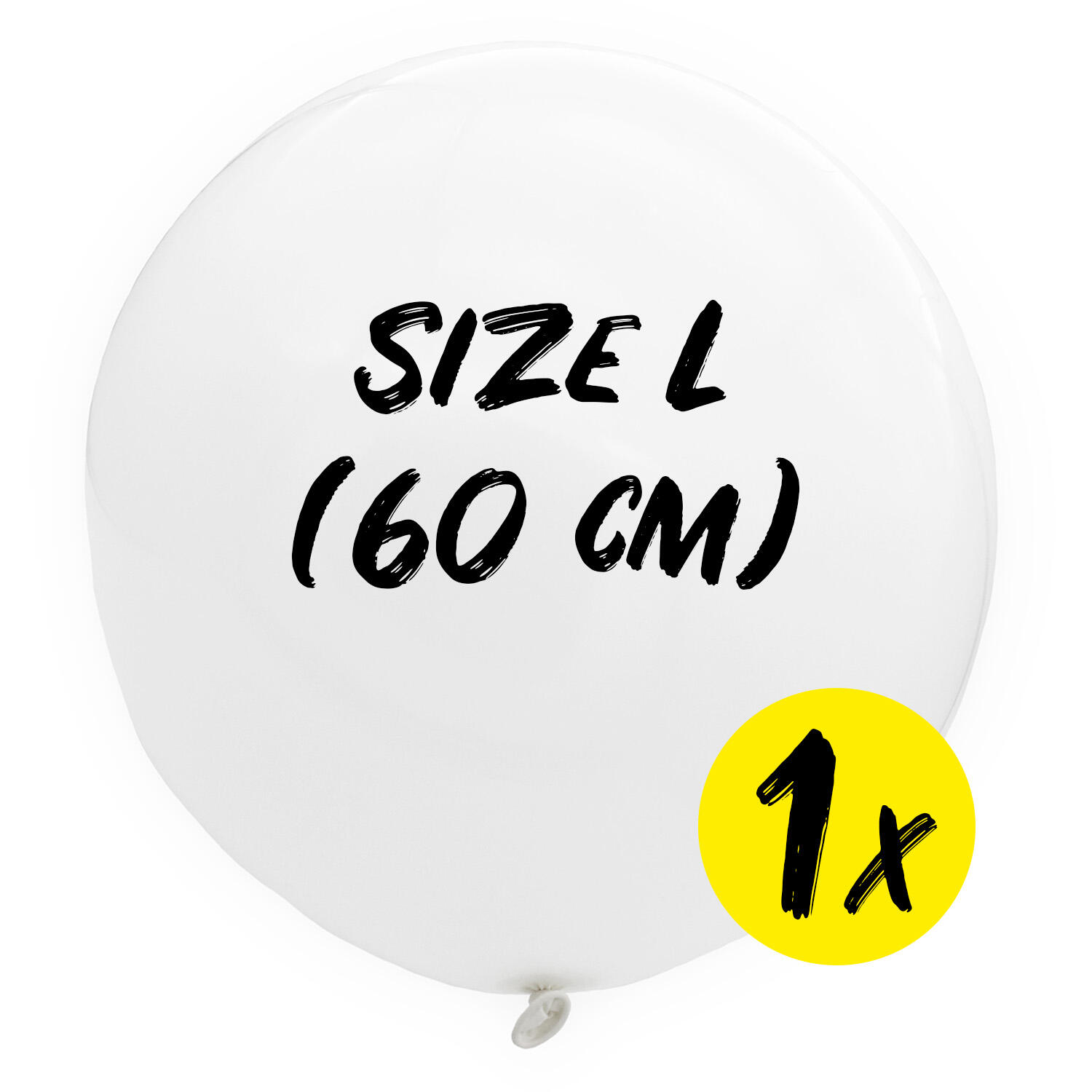 Pocketball Balu Regenbogen (bunt) in Größe L (60cm) - inkl. 1 Eratzballon 2/3