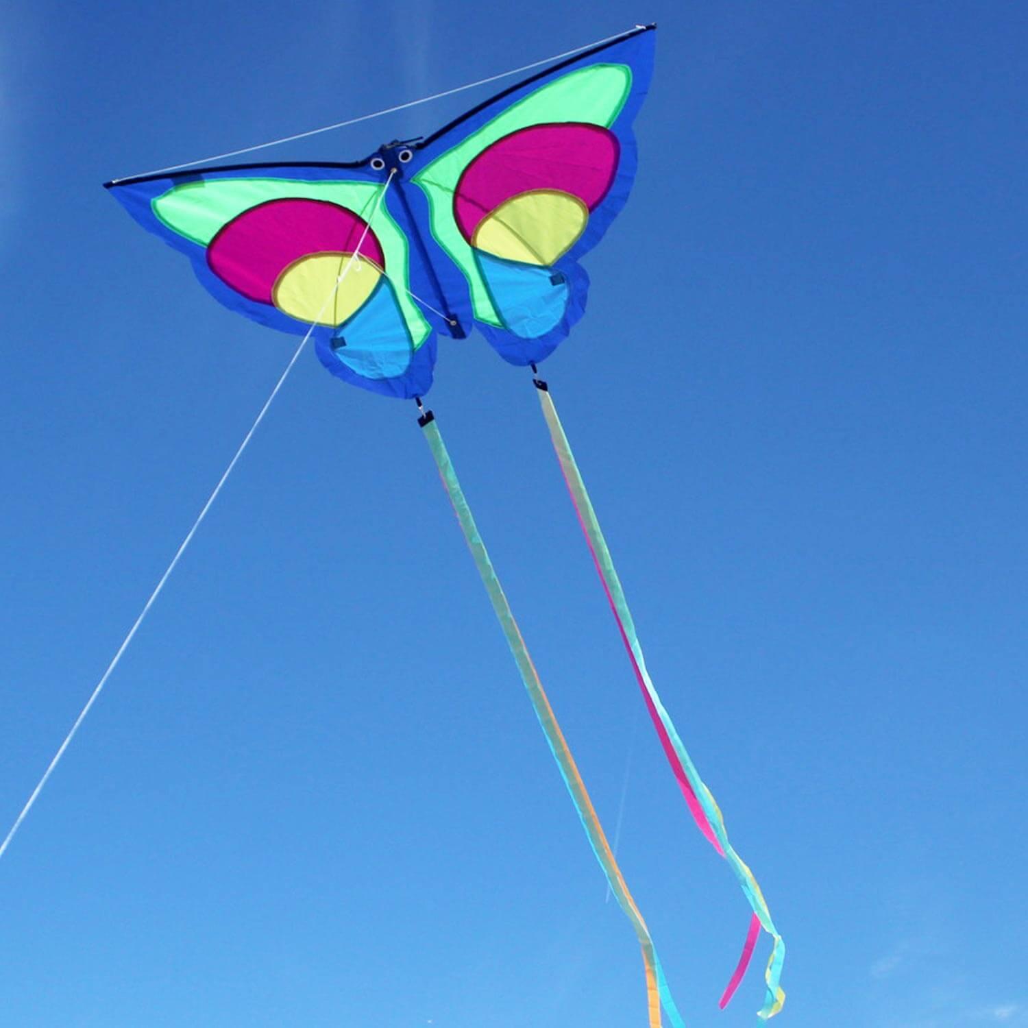 Cometa infantil Wolkensturmer Susie Mariposa 1120 Arcoíris 92 x 55 cm 3/5