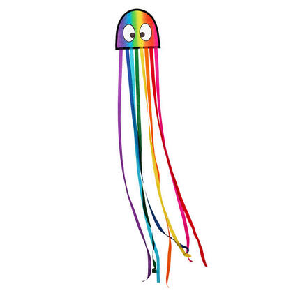 Kinderdrachen Mini Oktopus, Einleinerdrachen - flugfertig inkl. Schnur
