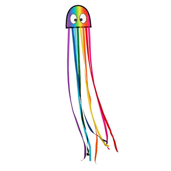 Kinderdrachen Mini Oktopus, Einleinerdrachen - flugfertig inkl. Schnur