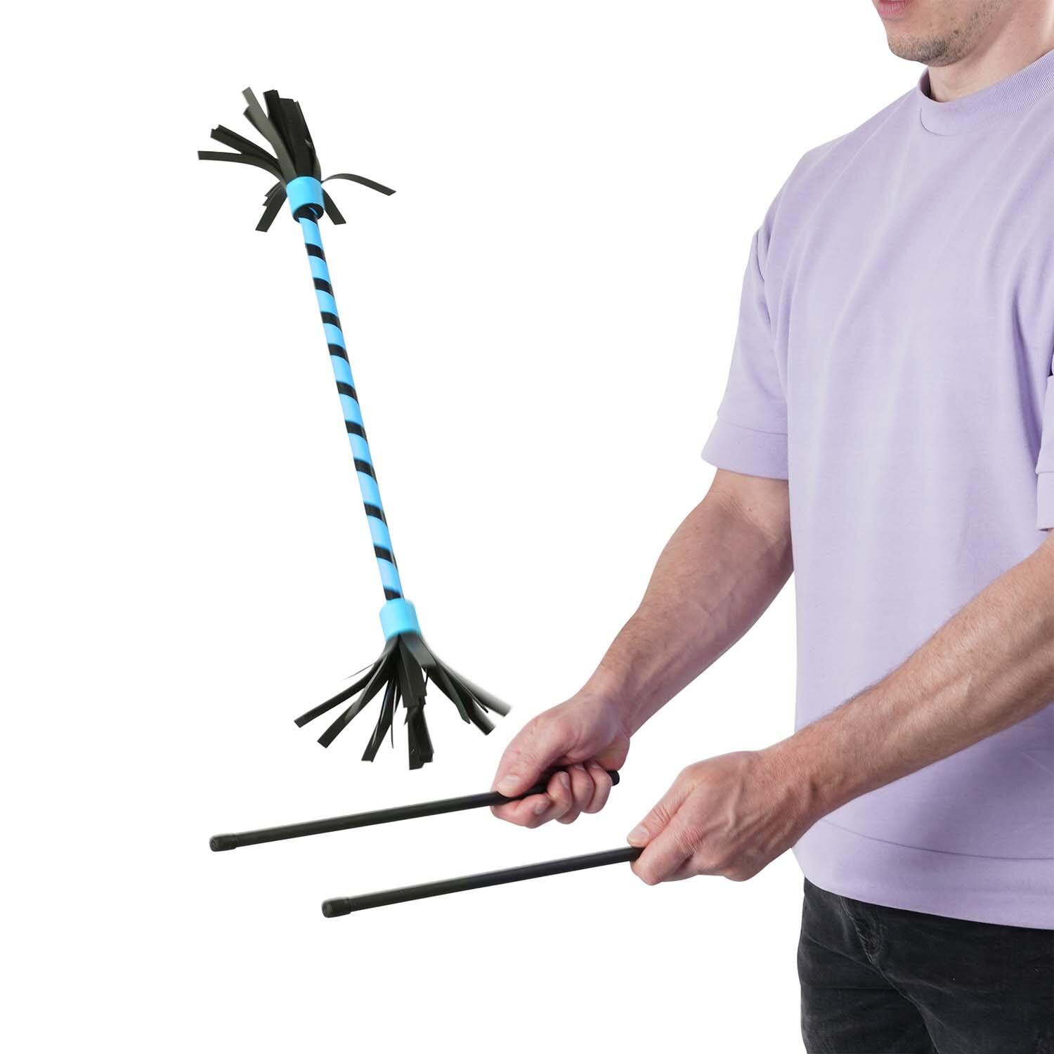 Flowerstick Basic (uv blau) mit Kunststoffkern & Fiberglas-Handstäben 6/7