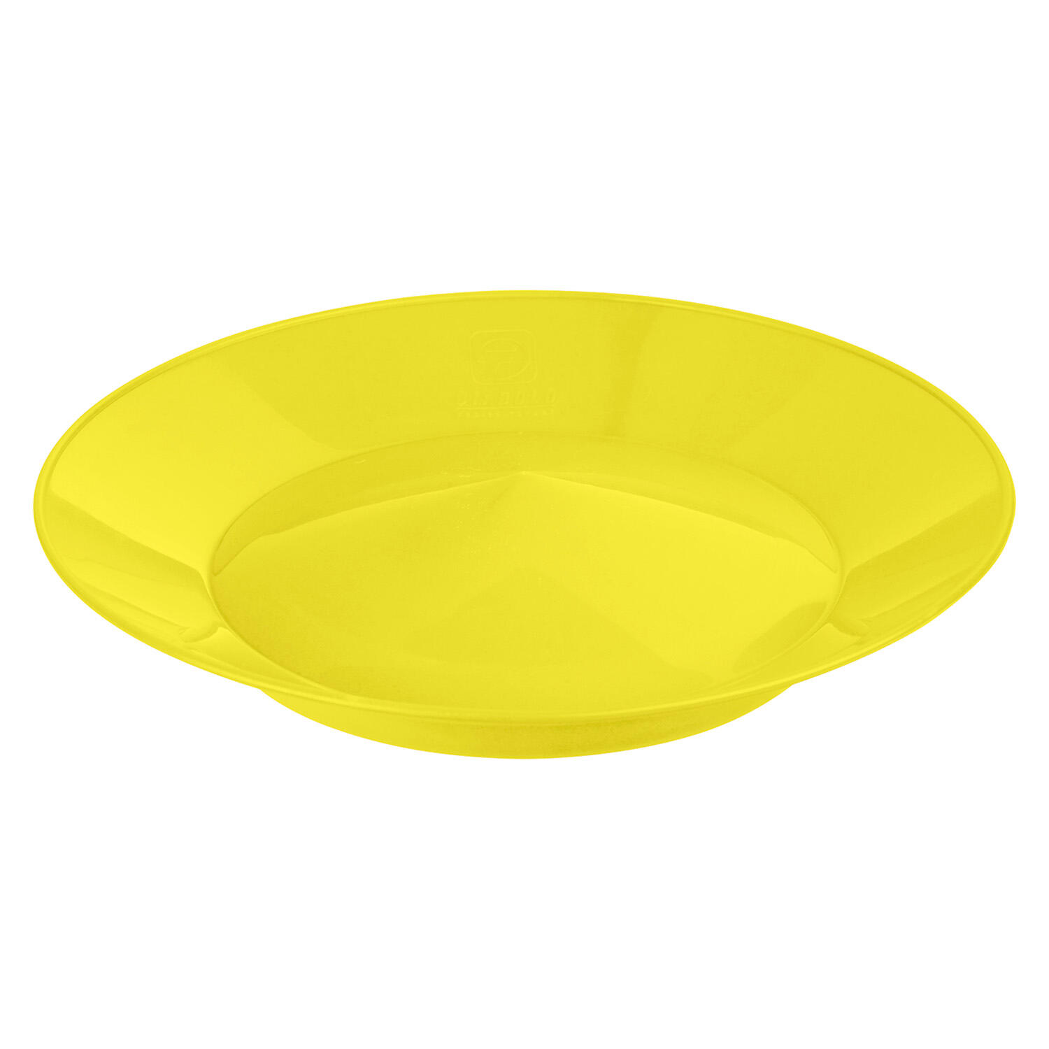 Jonglierteller (uv gelb) im Set mit teilbarem Kunststoffstab, 23cm, UV reaktiv 5/7