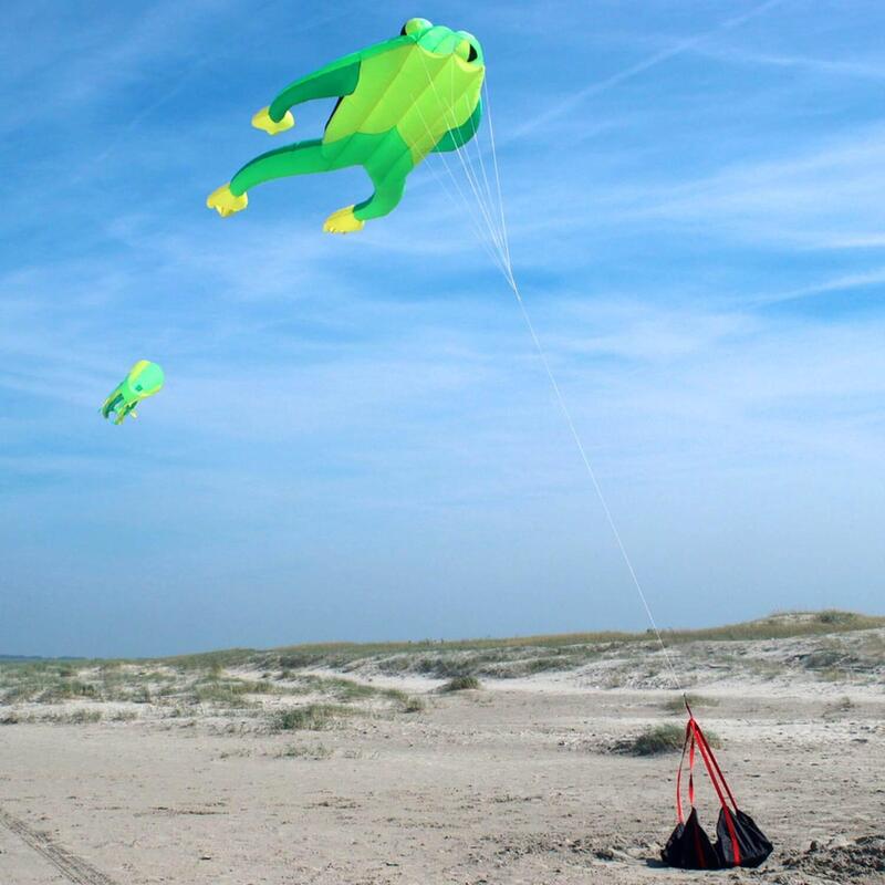 Zmeu cu fir simplu Wolkensturmer Fritz the Frog 160630 Verde 140 x 210 cm