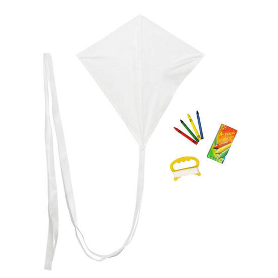 Kinderdrachen Eddy Maldrachen (DIY), Einleinerdrachen - flugfertig inkl. Schnur