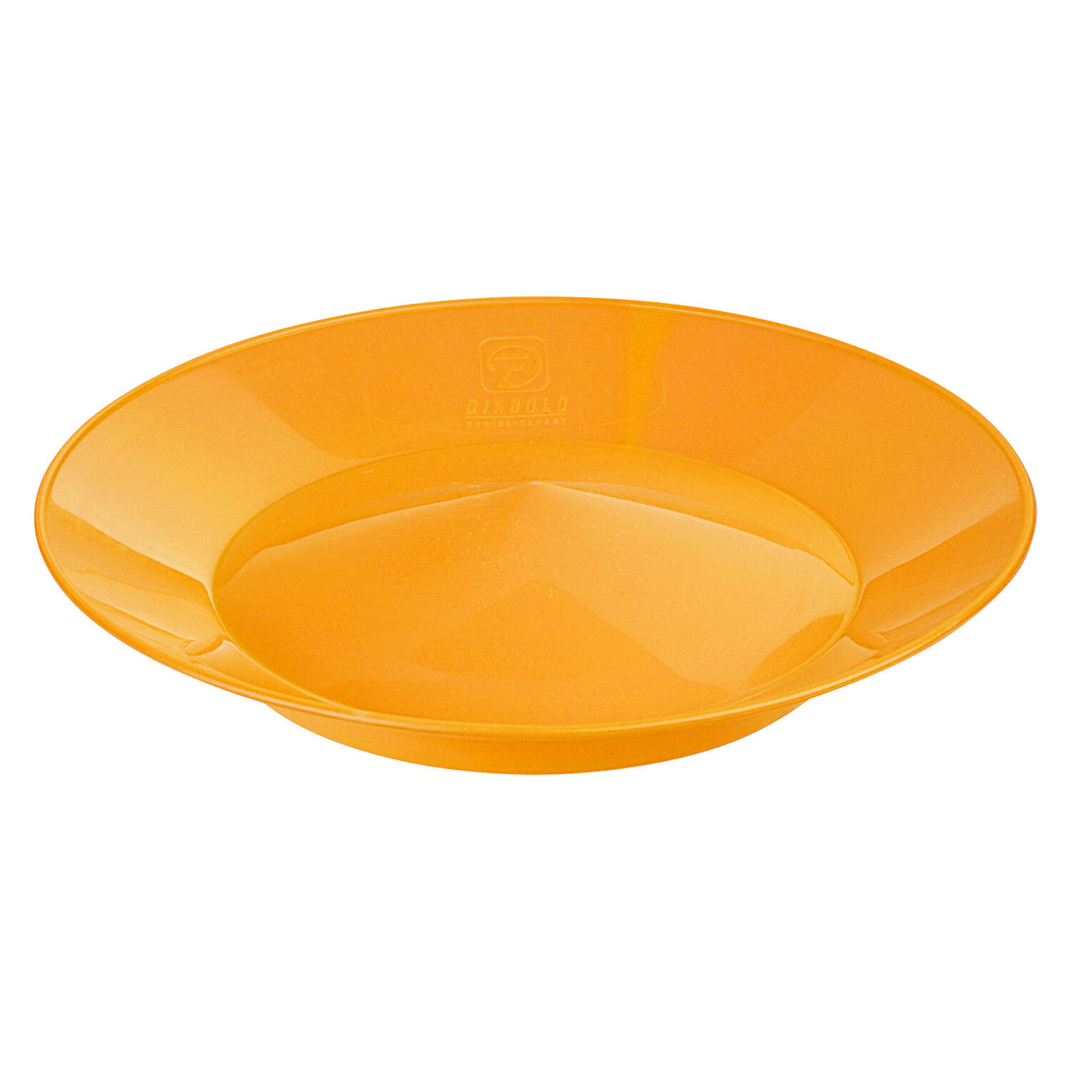 Jonglierteller (uv orange) im Set mit teilbarem Kunststoffstab, 23cm, UV reaktiv 5/7
