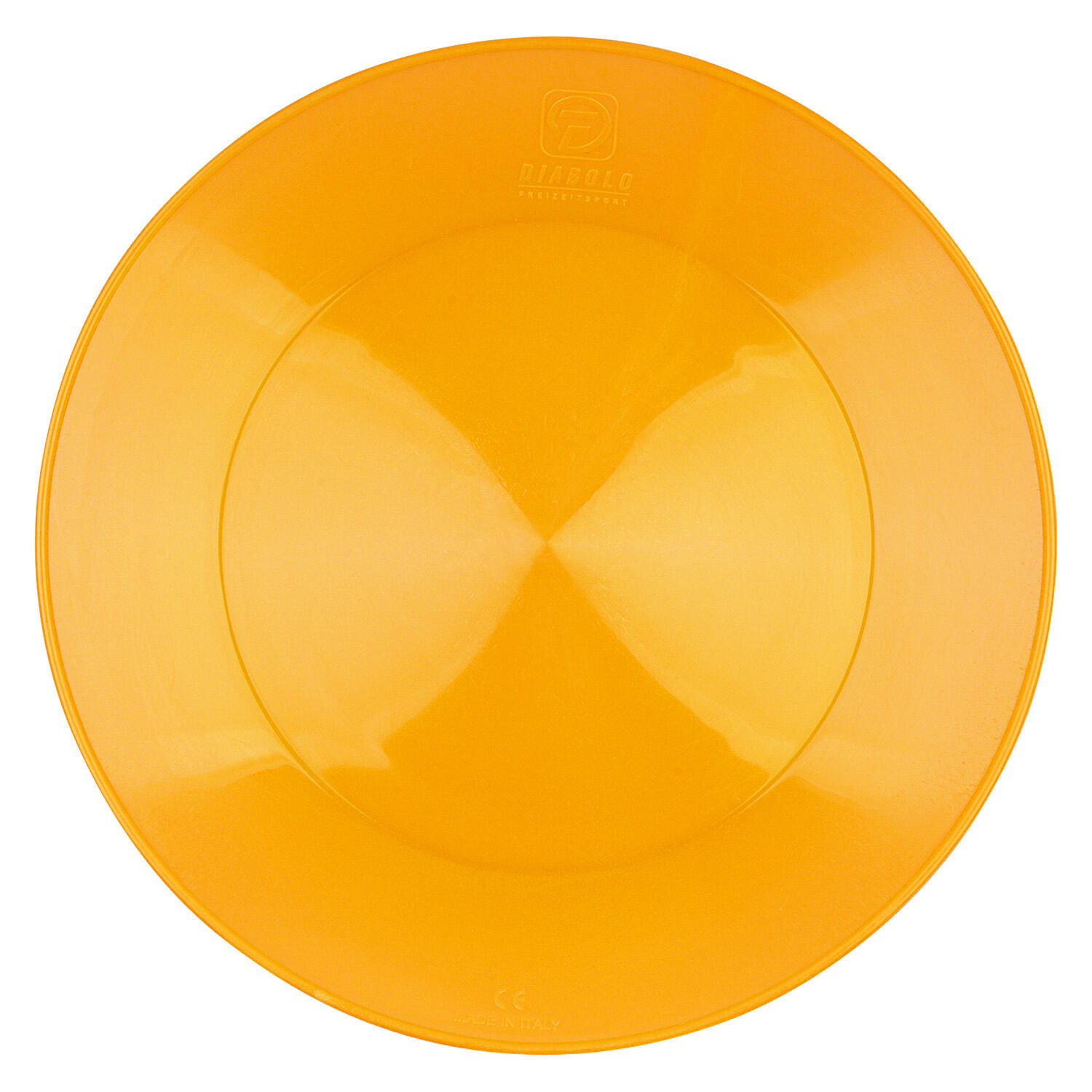 Jonglierteller (uv orange) im Set mit teilbarem Kunststoffstab, 23cm, UV reaktiv 4/7