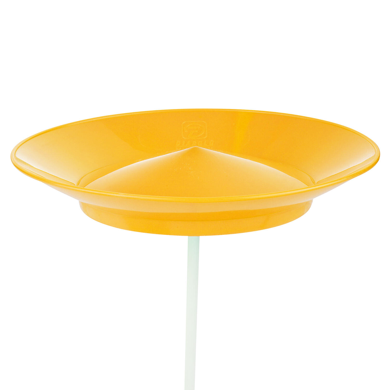 Jonglierteller (uv orange) im Set mit teilbarem Kunststoffstab, 23cm, UV reaktiv 7/7