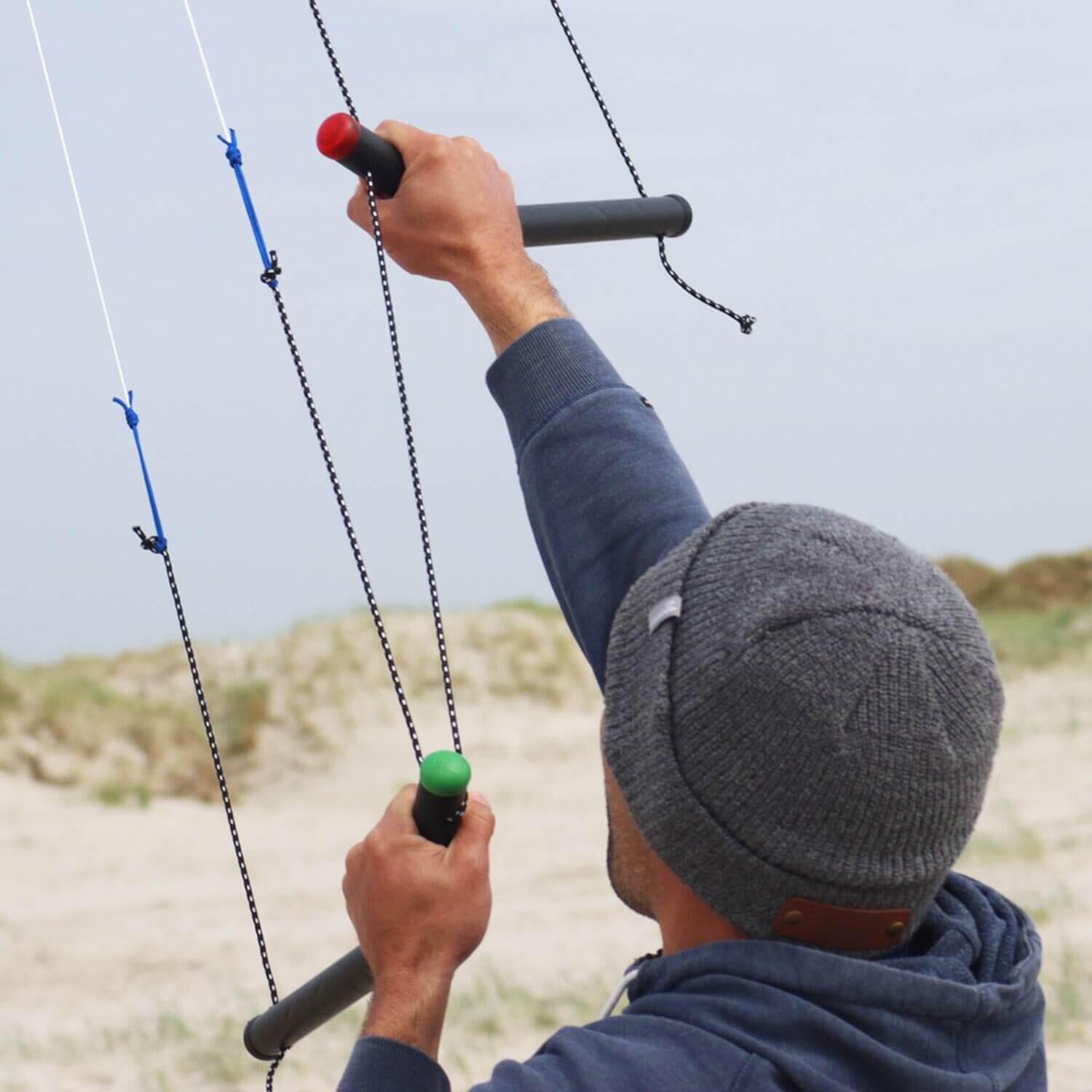 Quad Handles (40cm) - Handgriffe für agiles Fliegen bei Vierleiner Lenkmatten 2/2