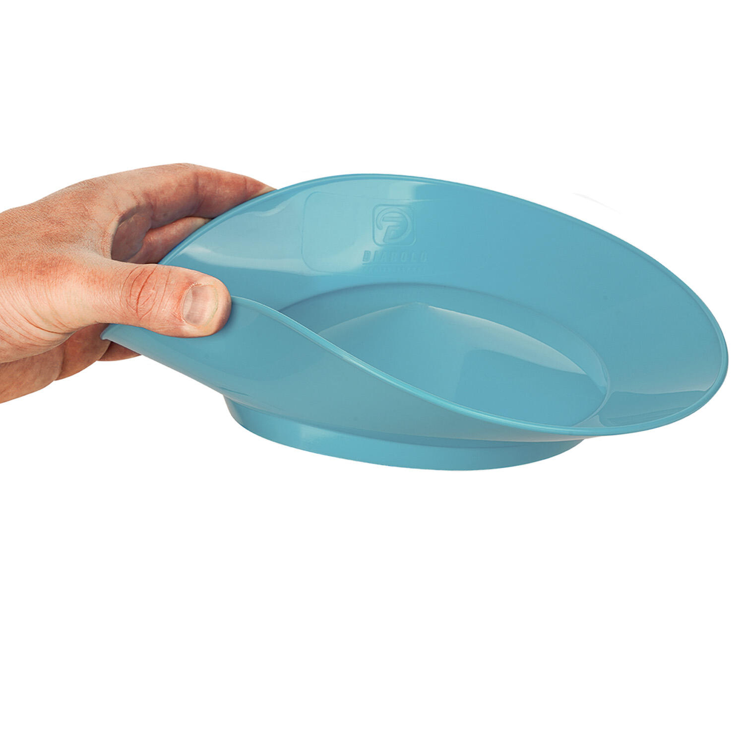 Jonglierteller (türkis) im Set mit teilbarem Kunststoffstab, 23cm, UV reaktiv 7/7