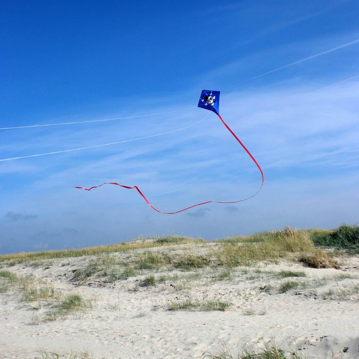 Aquilone acrobatico Wolkensturmer Racer Pirate 1213 Blu 90 x 90 cm 3/7
