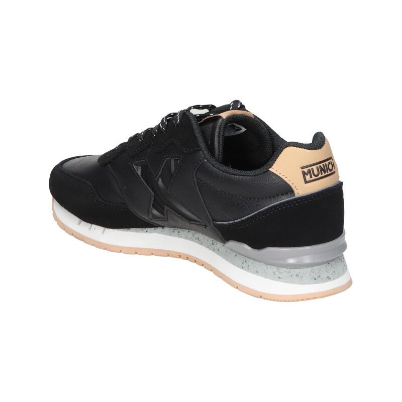 Zapatillas Casual Zapatillas Munich Mujer Negro Zapatillas MUNICH