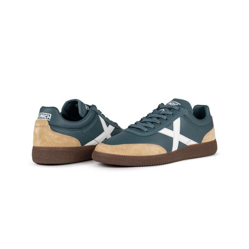 Zapatillas Sneakers Casual Hombre Munich Rumba 03 Verde. Cómodas 4/5