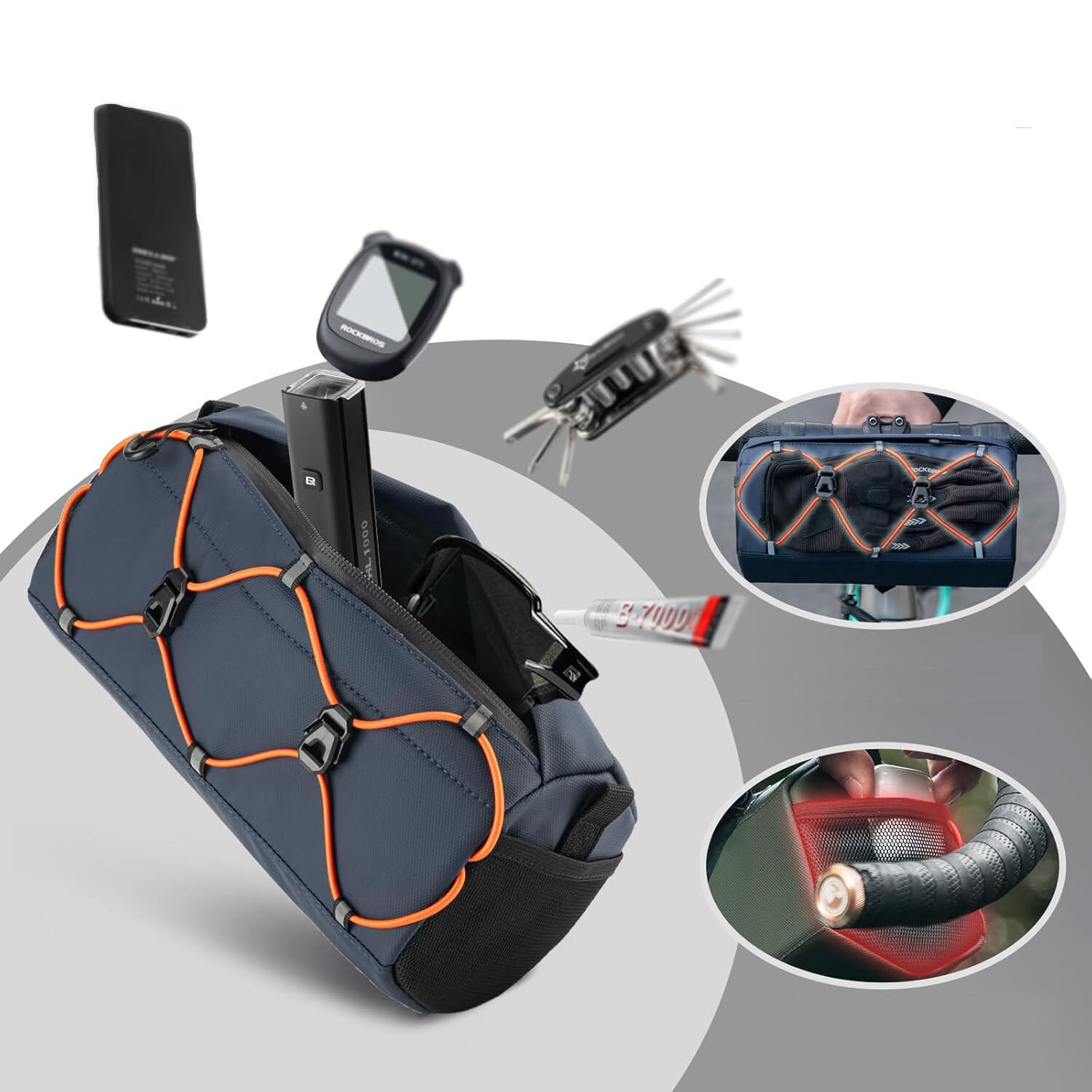 Fahrradlenkertasche Rockbros 5/7