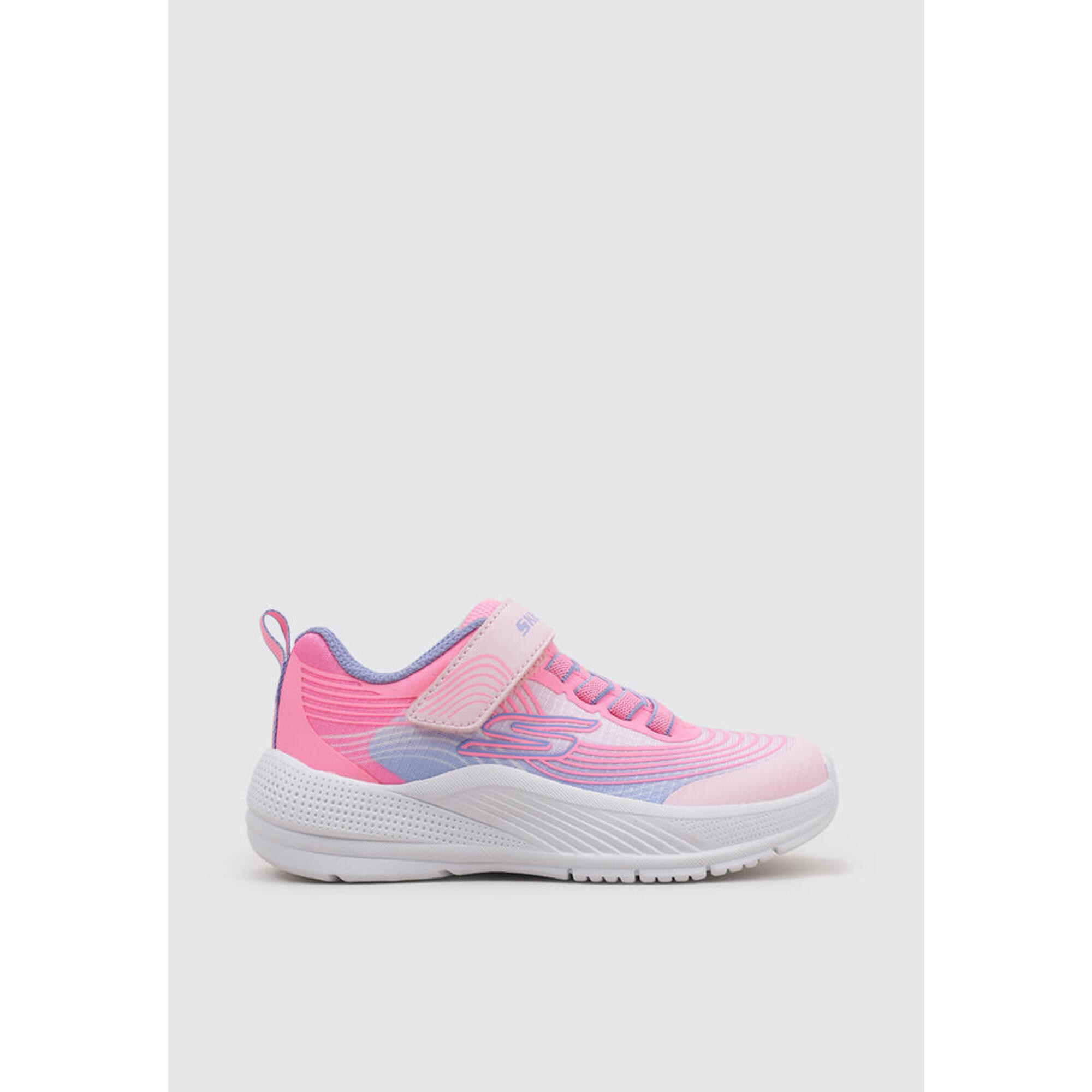 Skechers - Chaussure De Randonnée Baskets Enfants Skechers Microspec Advance Ros - Baskets - Rose|vert - 35 Cm - Decathlon