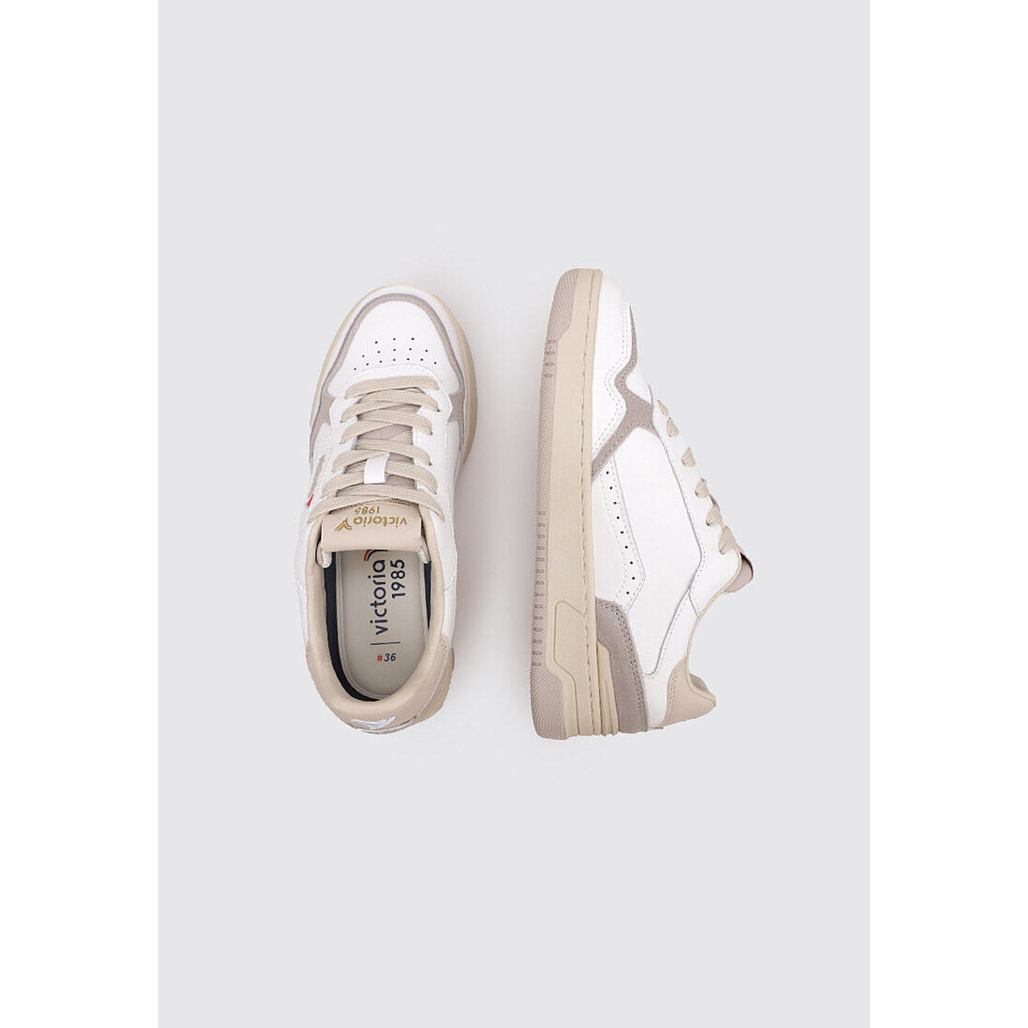 Adidași Victoria C80 din piele gri