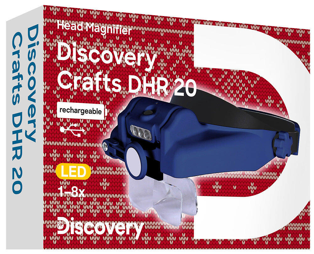 Crafts DHR 20 Discovery Lupa de cabeza recargable 2/5
