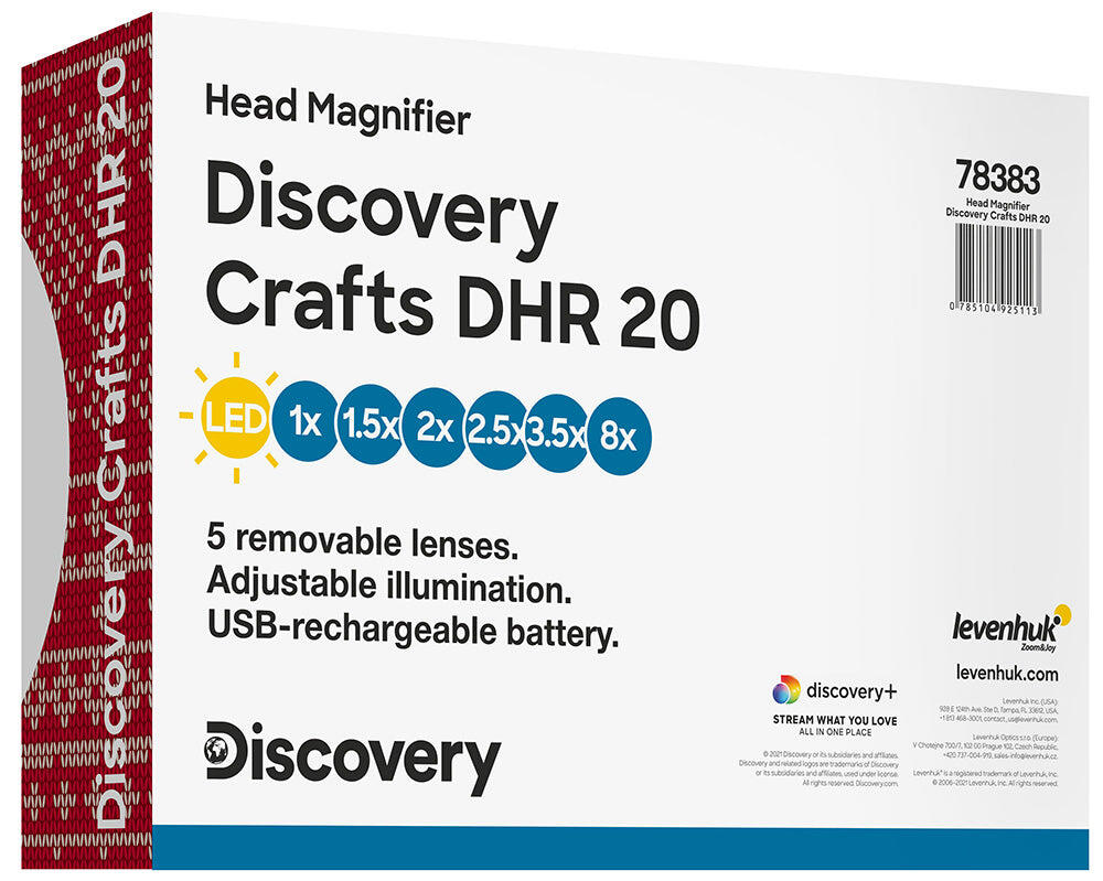 Crafts DHR 20 Discovery Lupa de cabeza recargable 3/5