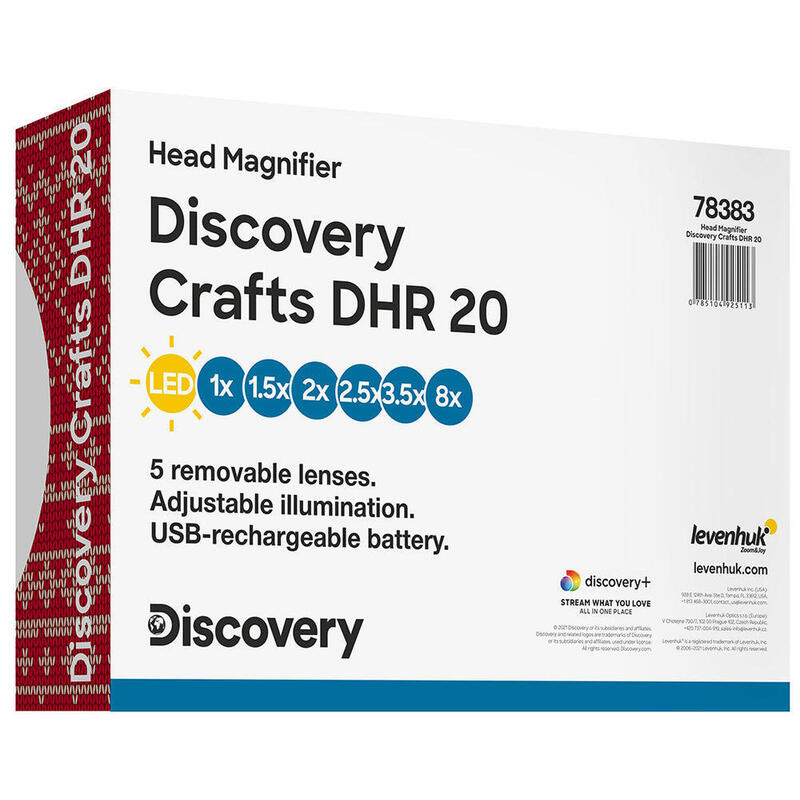 Crafts DHR 20 Discovery Lupa de cabeza recargable