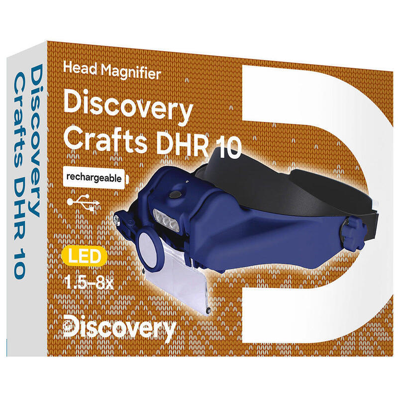 Crafts DHR 10 Discovery Lupa de cabeza recargable