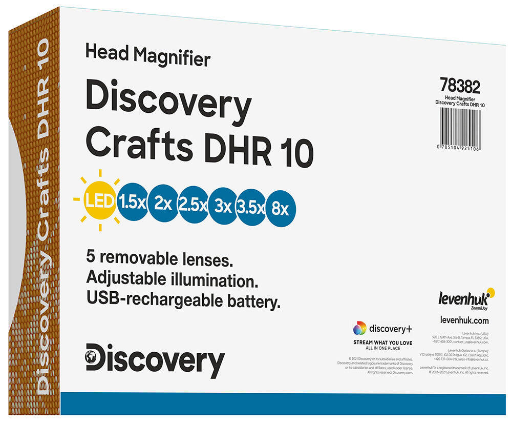 Crafts DHR 10 Discovery Lupa de cabeza recargable 3/5