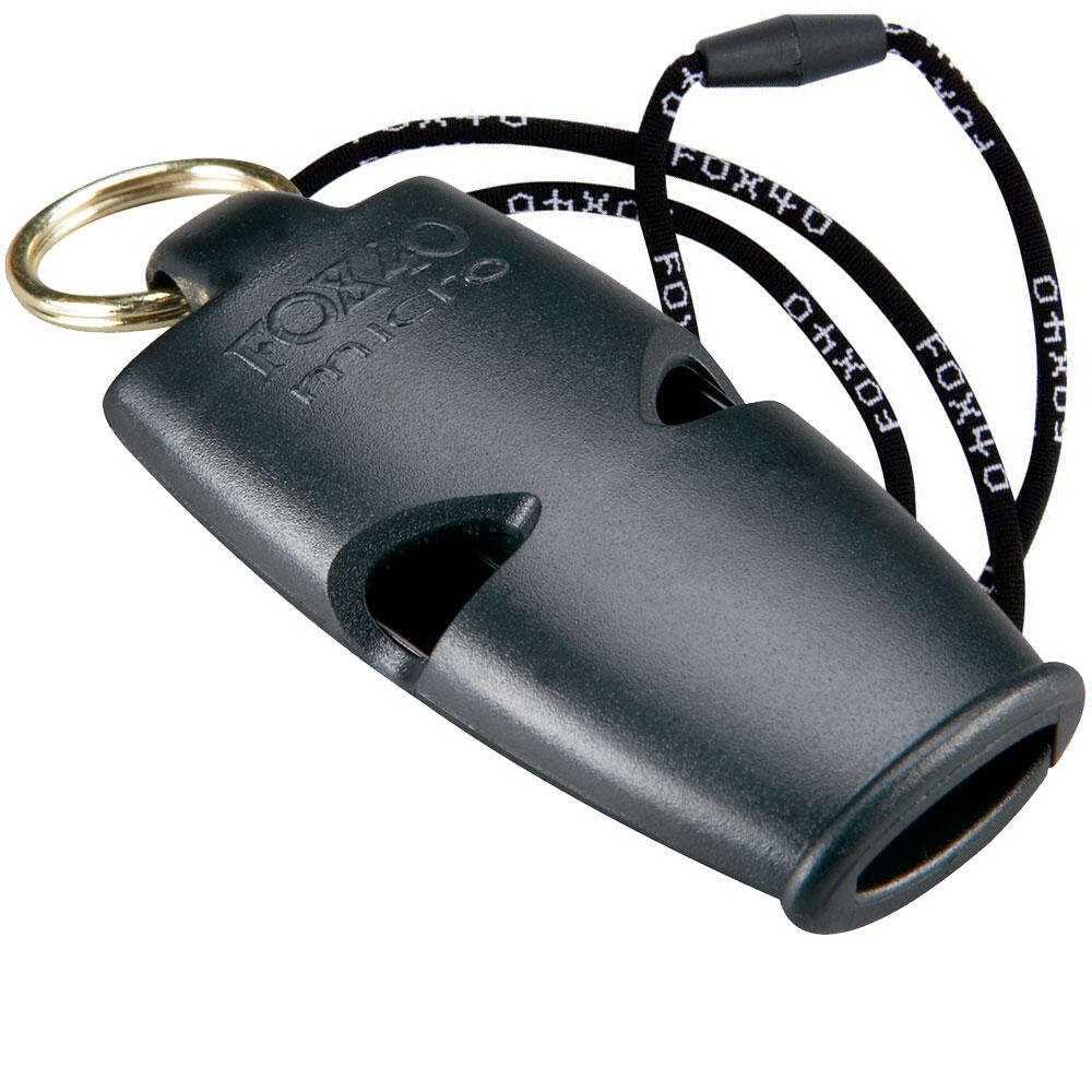 FOX40 Silbato FOX 40 Micro Negro Cordón
