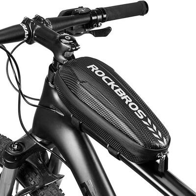 Waterdichte fietstas rockbros voor frame - zwart