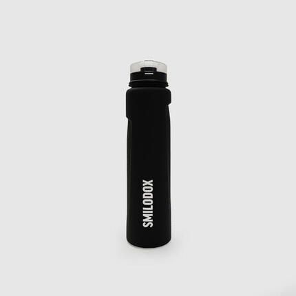Unisex Trinkflasche 1L Schwarz für Sport & Freizeit