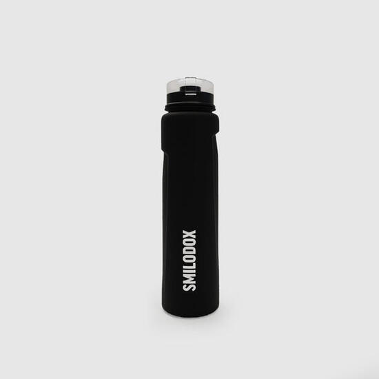 Unisex Trinkflasche 1L Schwarz für Sport & Freizeit