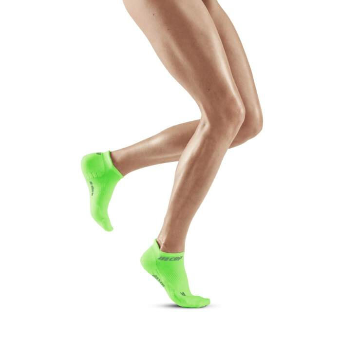 Sosete compresie sub glezna - the run socks no show v4 W - green