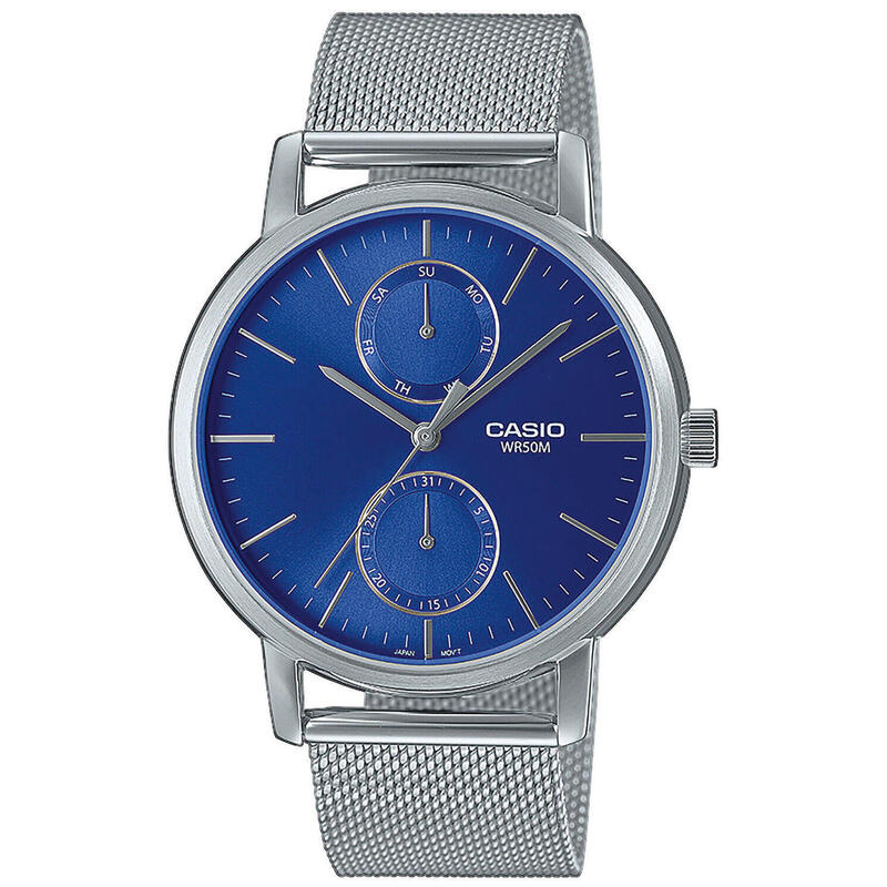 Casio Multi-Cadrans Hommes Bleu / Argent MTP-B310M-2AVEF