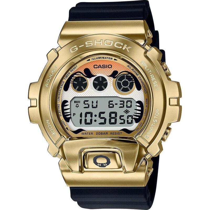 Casio Digitaal  Horloge Zwart/Goudkleurig GM-6900GDA-9ER