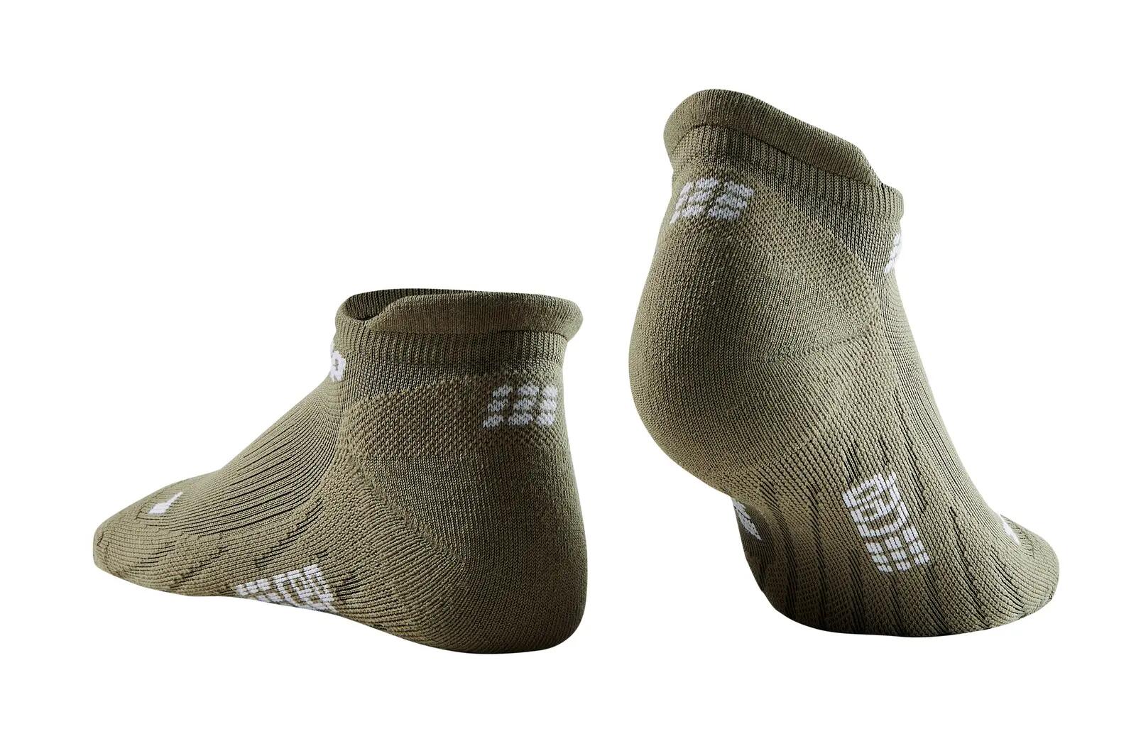 Sosete compresie sub glezna - the run socks no show v4 - olive 2/5