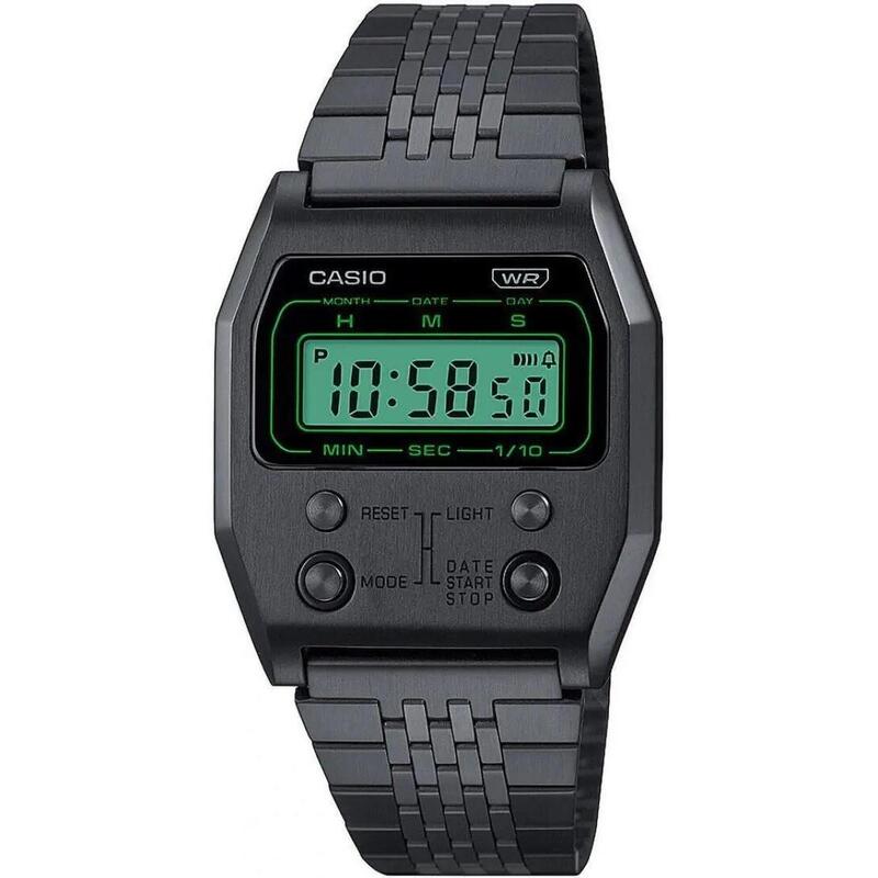 Casio Digital Hommes Noir / Noir A1100B-1EF