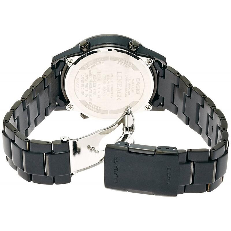 Ceas barbatesc CASIO LCW-M170DB-1AER,  40mm, 5ATM, Negru