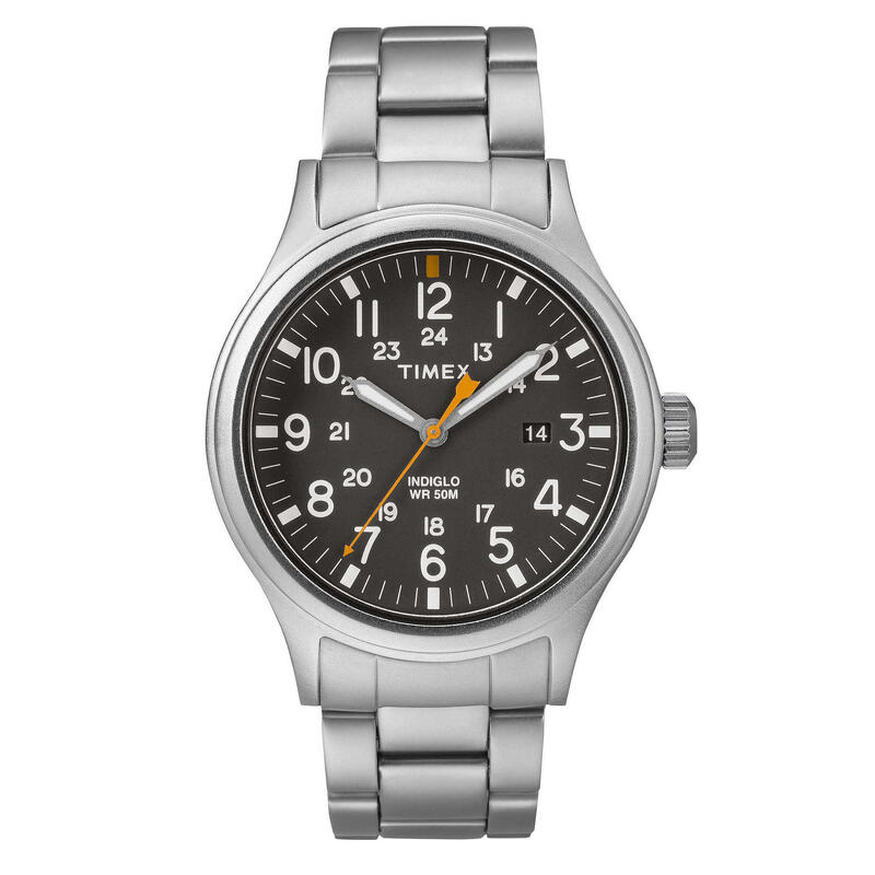 Timex Analogique Hommes Noir / Argent TW2R46600